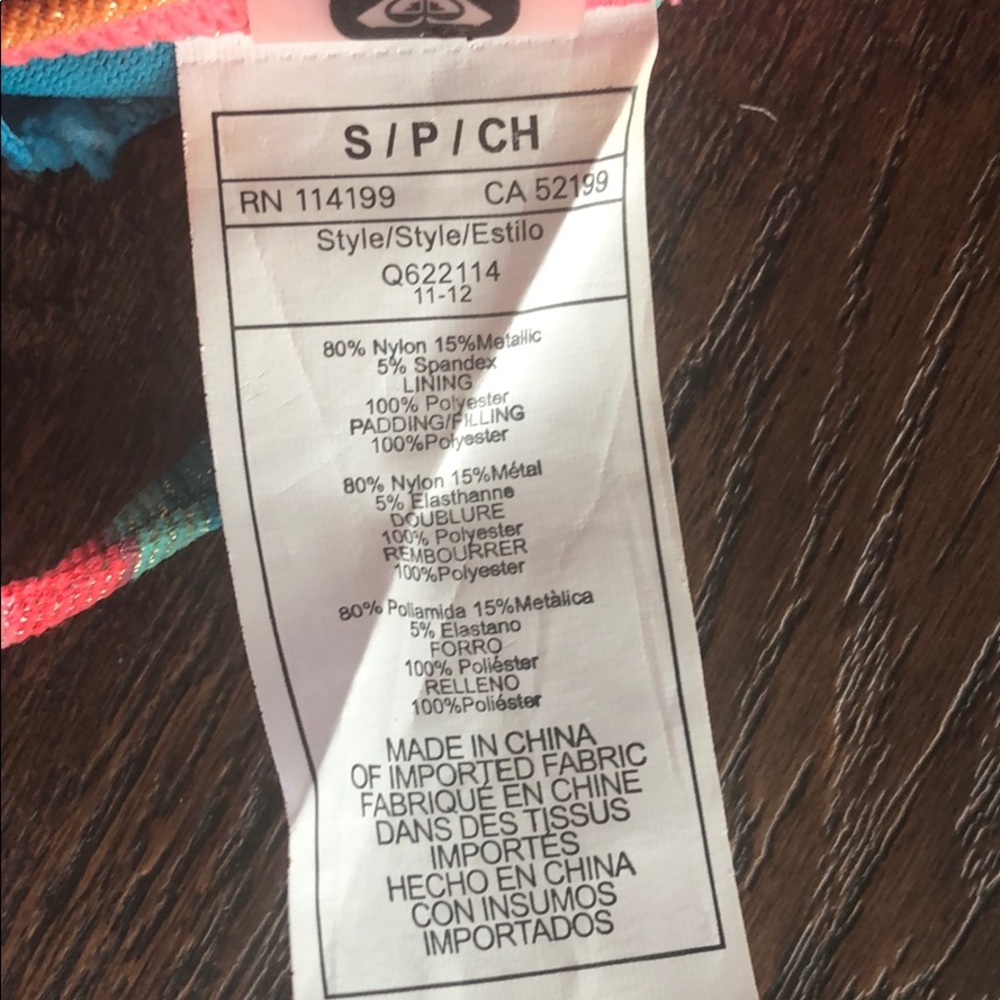 Roxy Bikini. Small Top. Medium Bottom. Euc. - image 5